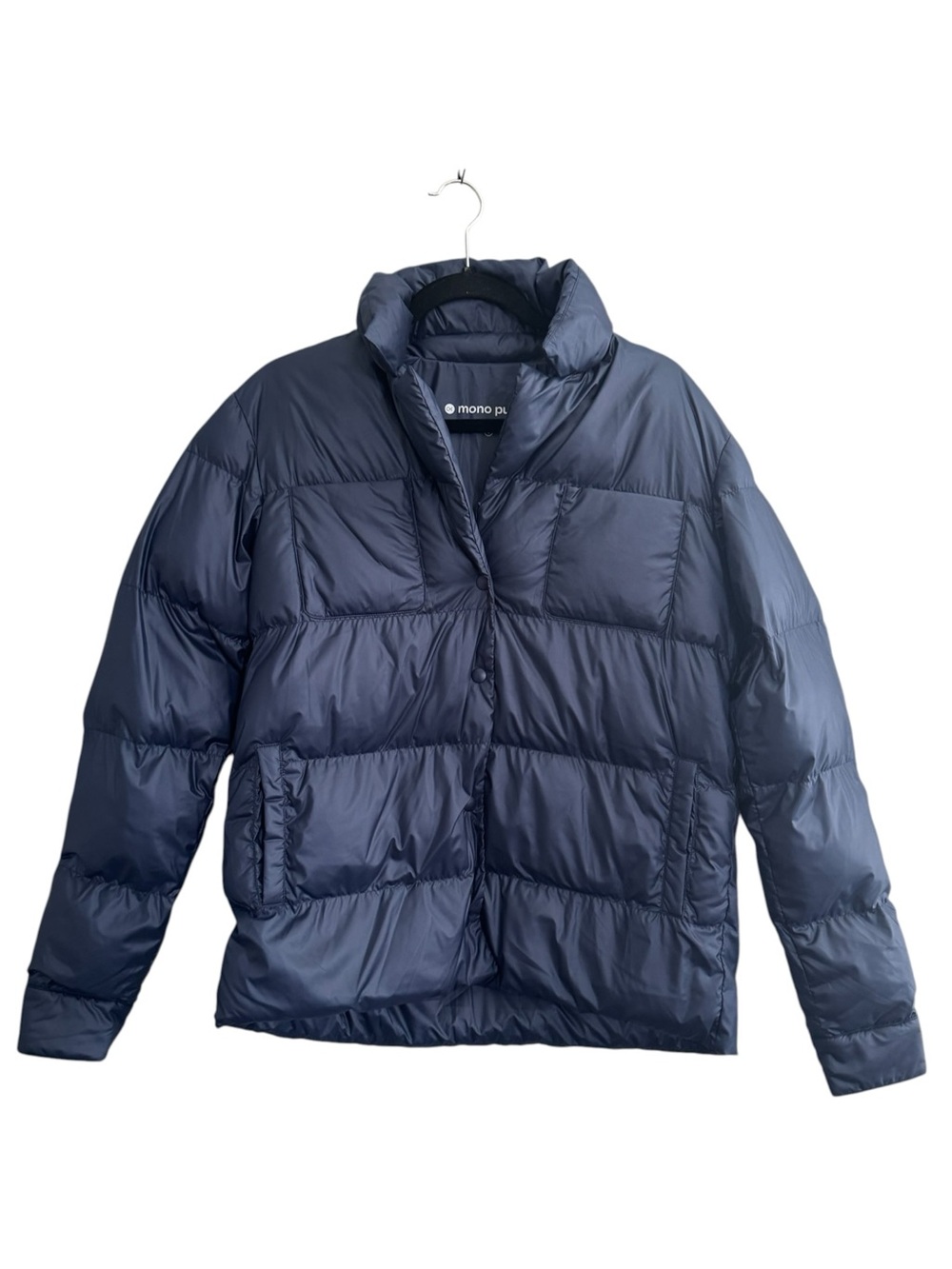 Outerknown Women's Mono Puffer size Small coat Portugal NEW Navy Blue #NE